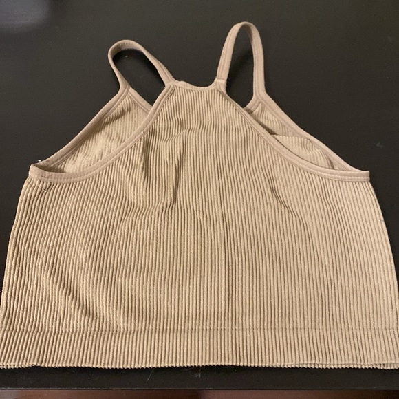 Ododos, Cropped Tank Top, Beige - Picture 5 of 7